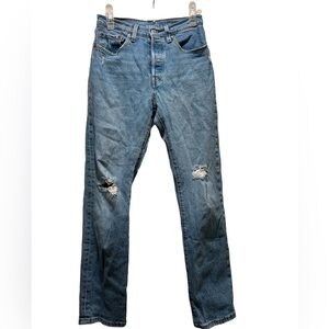 Levi’s 501 Ripped Jeans size W 26 L 30